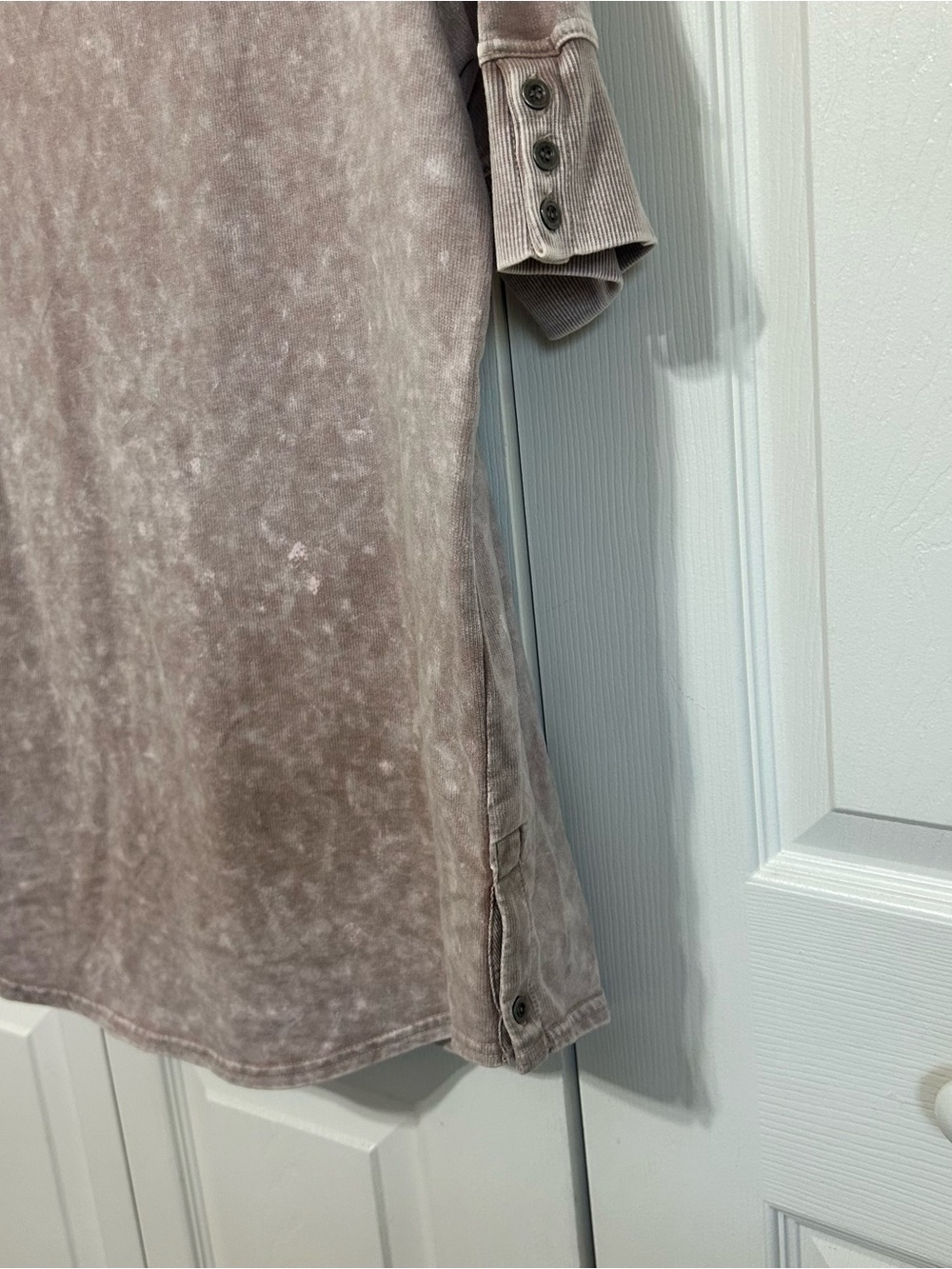Jane & Delancey Zadig & Voltaire Dusty Pink Mineral-Wash Sweatshirt Sz M - Picture 8 of 10